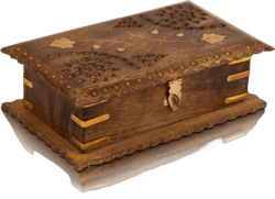 Great Birthday Gift Ideas Handmade Wooden Jewelry Box Keepsake Box Treasure Chest Lock Box Watch Box Storage Box Trinket Holder 8 x 5 Inches Anniversary Housewarming Gift Ideas for Men Women Him Her