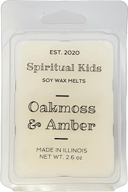 Oakmoss & Amber 1 Pack All Natural Soy Wax Melts 6 cubes Hand Poured with Fragrant/Essential Oils! | Woodsy & Herbal Wax Melts | Birthday Gift