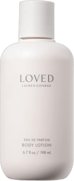 Loved Body Lotion by Lauren Conrad - Moisturizing Hand and Body Cream for Women - Feminine, Floral Scent with Notes of Citrus, White Tea, Jasmine, and Peony - 6.8 Fl Oz