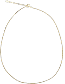 Silver Gold Rose Gold Chain Necklace for Women Thin Necklace Chains for Women 15 Inches Necklace Box Chain