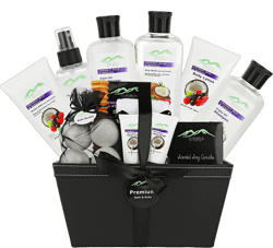Purelis Premium Bath & Body Gift Baskets. 18 PC Large Spa Bath Gift Baskets Women! Holiday Gift Baskets Women. Best Home Spa Baskets Women & Teens! Gift Baskets #1 Mom, Wife, Friends!…