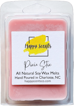 Pixie Stix Wax Melts | Sweet Scented Wax Melts | Highly Scented & Long Lasting Soy Wax Melts for Home | Made in the USA | Happy Scents