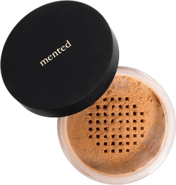 Mented Cosmetics Pressed Powder Makeup, Translucent Setting Powder Compact for Face Make up, Oil Control, Matte Finish, Long-Lasting Wear, Ideal for Black Women, Portable Compact Design, Medium/Deep