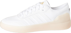 adidas Women's Court Revival Sneakers Tennis Shoe 10.5 White/White/Gold Metallic