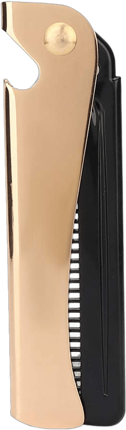 Beard Comb, Stainless Steel Beard Mustache Styling Comb Folding Pocket Comb Unisex Anti Anti Static Beard Comb(Beard comb)