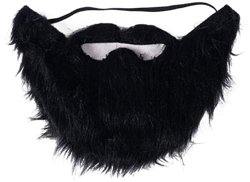Mustaches - Costume Party Male Man Fake Beard Moustache Black (1pc)