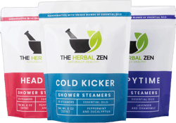 Bulk Shower Steamers with Essential Oils Combo Set by The Herbal Zen (3 Packs of 10 tablets, Value Set), Bulk Shower Bombs, Relaxation Gift for Women and Men, Birthday Gifts, Stocking Stuffer Best Sellers Bundle