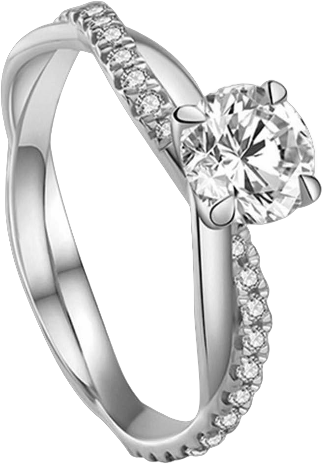 Rings for Women, Personalized Metal Full Diamond Microinlaid Zircon Female Ring Jewelry Gift Silver #8