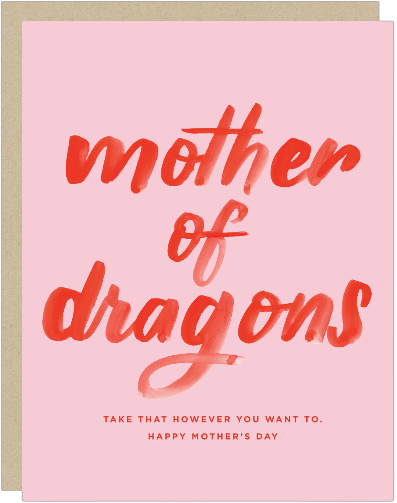 mother of dragons mother's day card