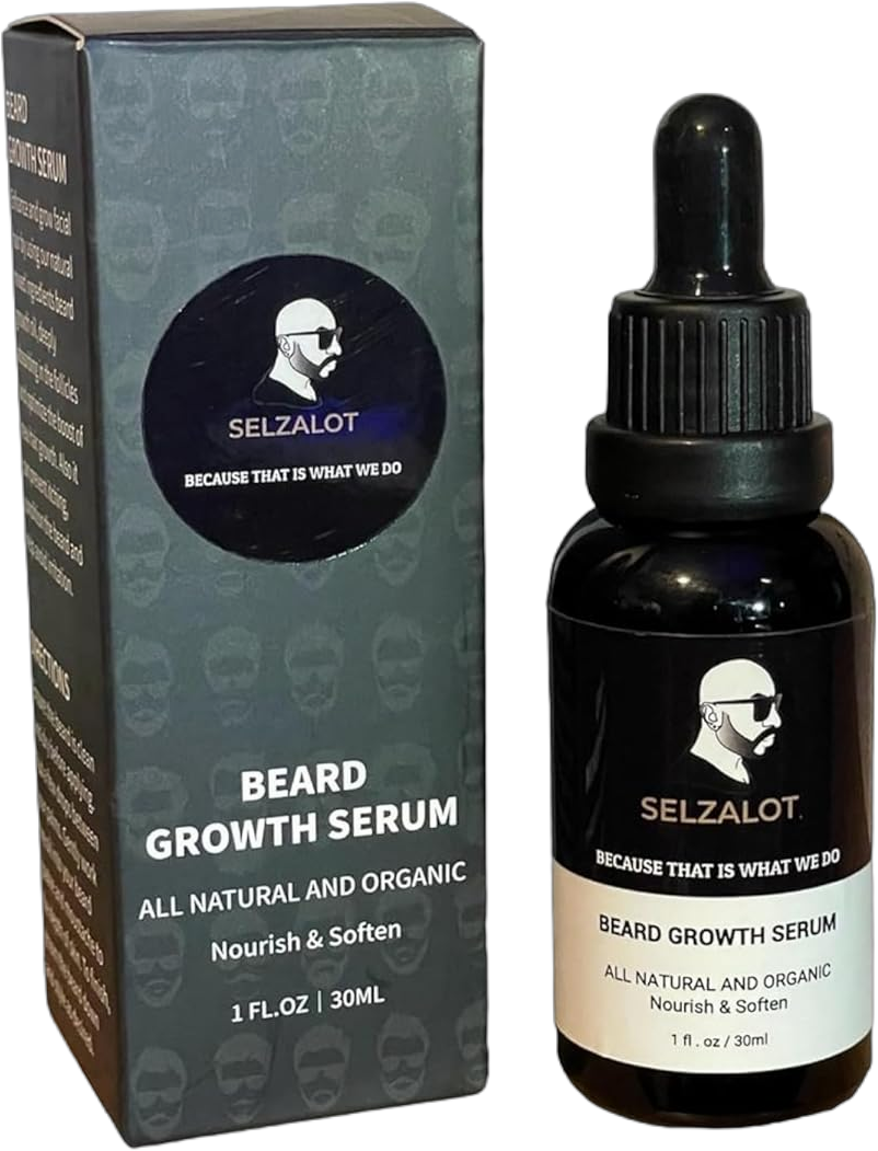 Beard Growth Oil Serum for Men All Natural and Organic Bread Grooming Oil For Men Unscented Facial Hair Serum For Beard Gifts Ideas For Him Self Care Products – 30ml