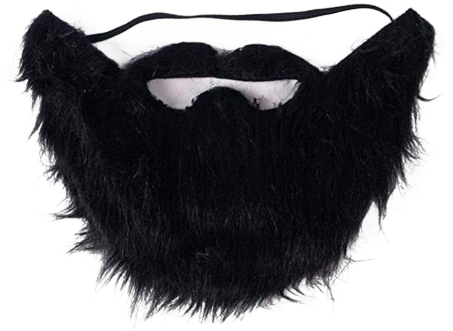 Mustaches - Costume Party Male Man Fake Beard Moustache Black (1pc)