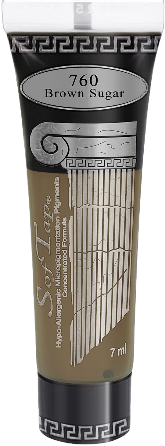 SofTap PMU Eyebrow Microblading Shading Pigment for Permanent Makeup Tattoo (Brown Sugar)